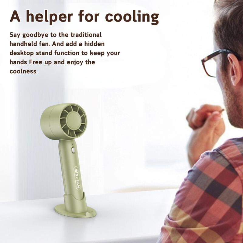 Product Introduction of Portable Hand Fan Air Fan Cooler Outdoor Electric Fan Portable  Mini Cooler Cooling USB Rechargeable Cold Fan 4