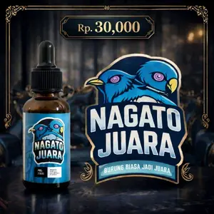 Doping - NAGATO JUARA - Vitamin Burung Gacor Tambah Stamina Anti Macet Dan Serak