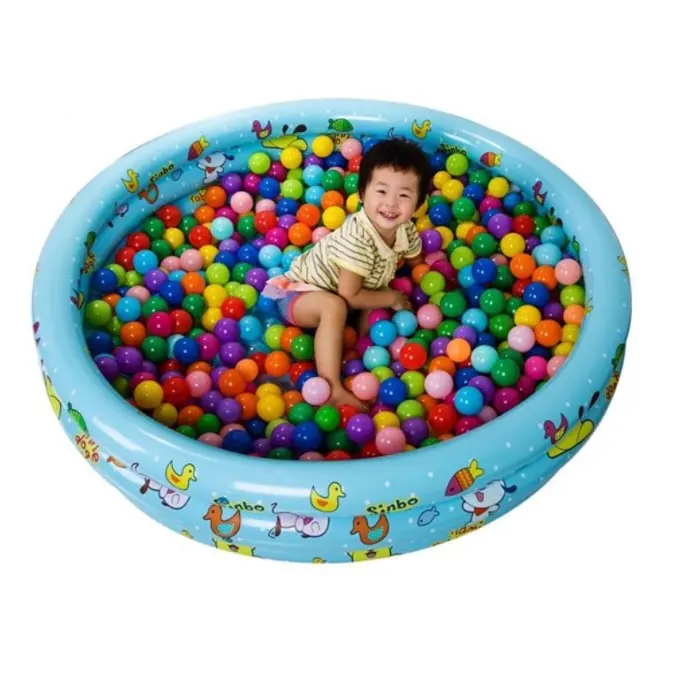 Bóng nhựa Hàn cao cấp 5,5cm an toàn cho Bé đủ loại, nhựa HDPE căng bóng không mùi an toàn cho bé 4