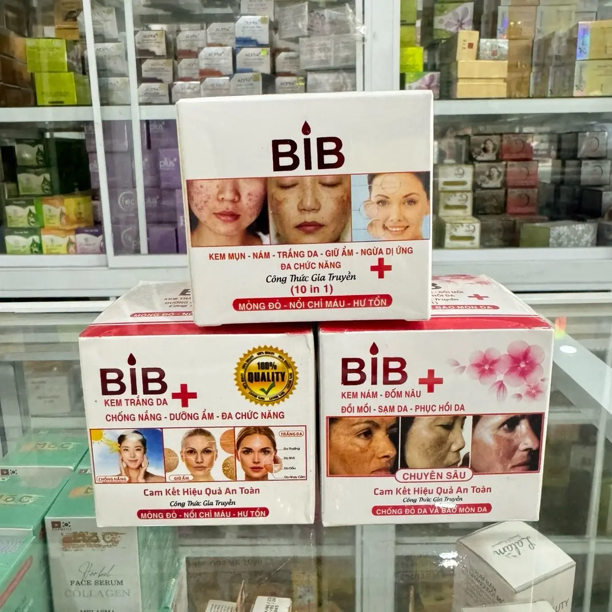 Kem BIB 16g 3 Công Dụng ( Mụn, Nám, Trắng Da )