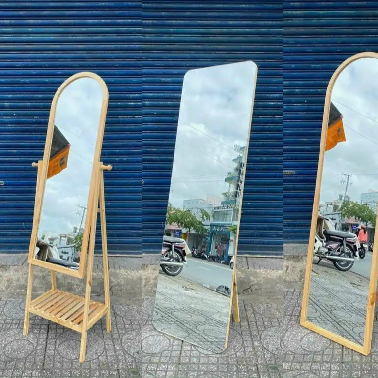 Gương soi toàn thân đứng, dương di động hạt đậu siêu xinh - hàng chính hãng bảo hành 12 tháng