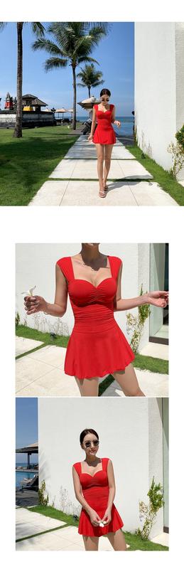 Product Introduction of Korean Style One Piece Swimwear Women Swimdress Push Up Swimsuit High Quality Bathing Suit sexy Monokini Beachwear 24