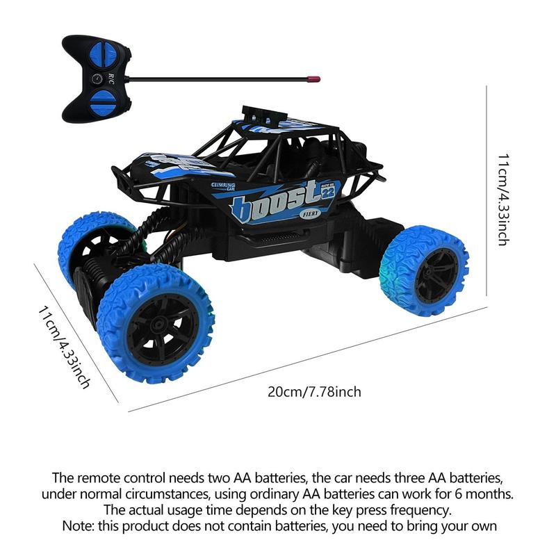 Remote Control Off-road Vehicle, 1 Set Four-wheel Drive Off-road Vehicle with Light, Remote Control Children's Toy Car, Birthday Gift for Boy 6