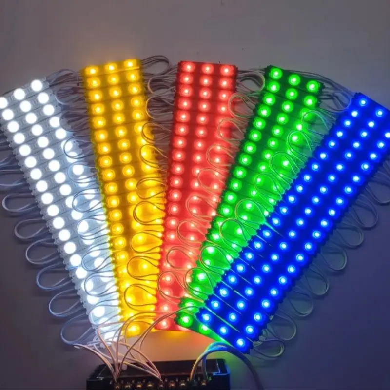 Cụm led hắt 3 bóng lồi JiYi các màu 12V 3