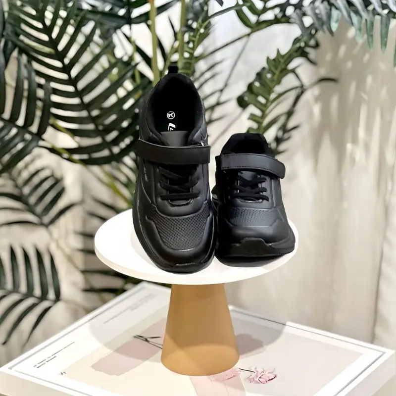 LVR Ricky FREE BOX SIZE 31-36 Sepatu Sneakers Anak Sepatu Sekolah Anak Sepatu Hitam Anak LV0686 5
