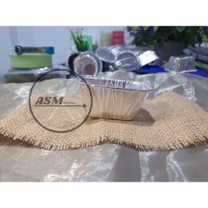 Aluminium Foil Tray BX-0345/OX - 120  TANPA TUTUP untuk makaroni schottel / lasagna / cetakan kue