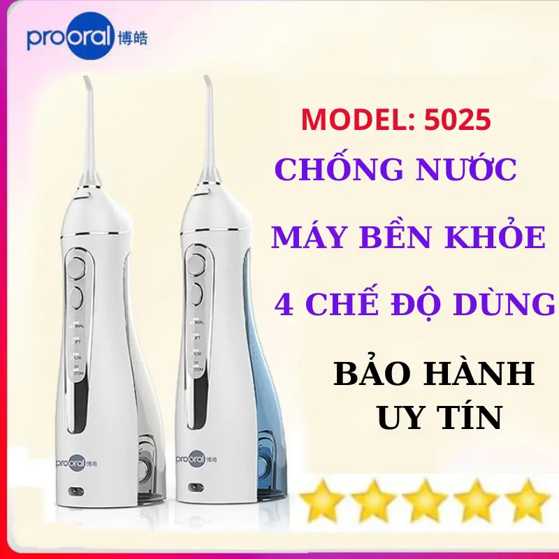 Tăm nước Prooral vệ sinh răng miệng nội địa Trung bán chạy nhất tăm nước bền chống nước