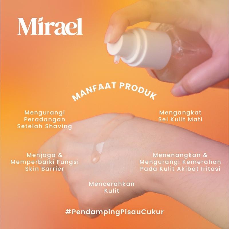 Mirael Brightening After Shaving Serum Mencerahkan Setelah Cukur 78 ML 2