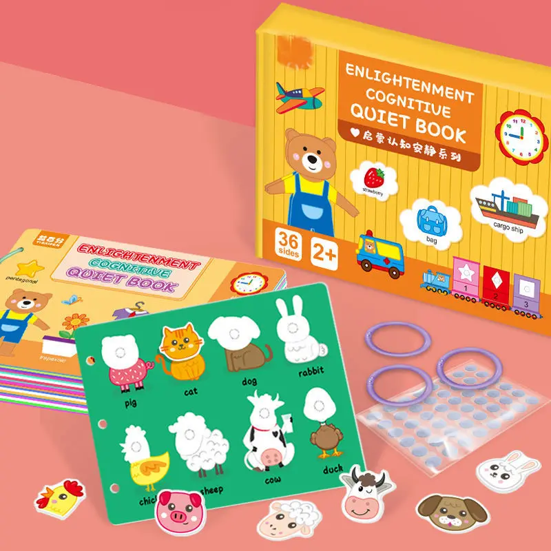 Bộ Đồ Chơi Montessori Bóc Dán 17 Chủ Đề 4