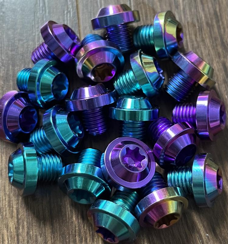 Ốc Chân Gương Titan GR5 Xịn, 10ly Gắn Chân Gương Các Dòng Xe Máy