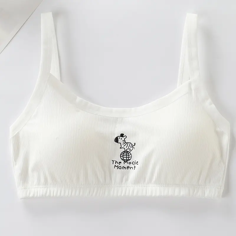 Girl Junior High School Student Camisole Vest Breathable and Anti Convex Point Bra