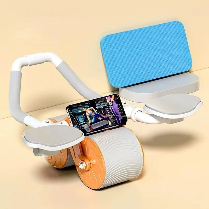 Automatic Abdominal Wheel with Countdown Timer, Portable Gym Equipment for Home Workout, Training Tool for Men Women, Exercise Equipment 6