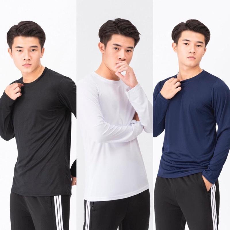 Áo giữ nhiệt nam cổ tròn Co giãn 4 chiều vô cùng thoải mái Chuẩn chất cotton bền đẹp... Menswear Thun