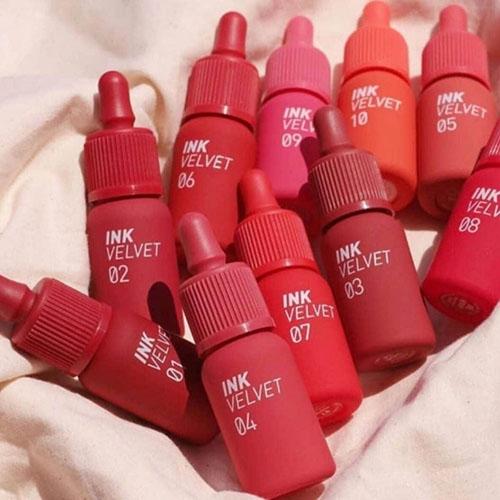 Đủ Màu Son Peripera Ink Velvet Hàn Quốc 4g Son Môi Cosmetic Nữ Women