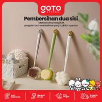 Gambar (Best Offer) Goto [COD] Cleya Scrubber Bath Sikat Badan Untuk Mandi Anti Slip 2in1 - A-SIL PINK dari Goto Living Kota Tangerang 4 Tokopedia