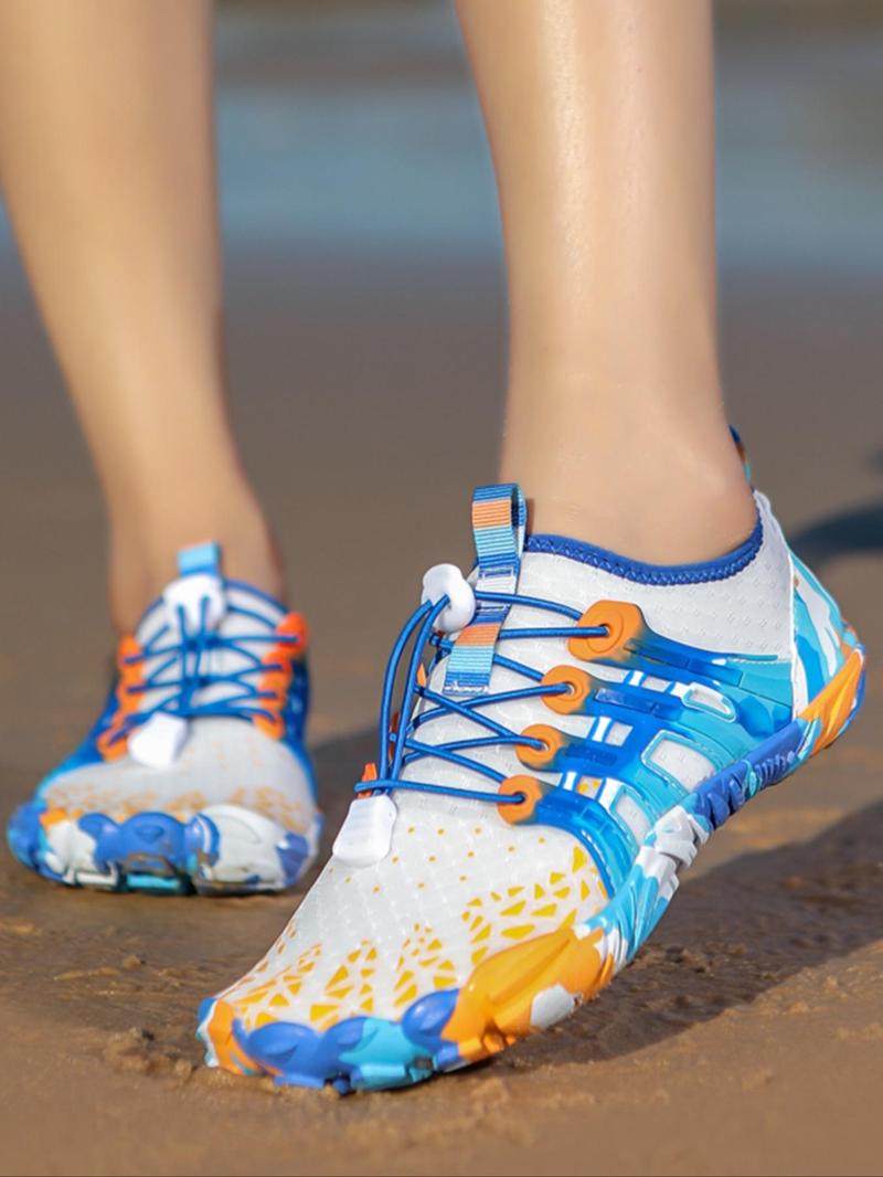 Product Introduction of Women's New Arrival Summer Solid Mesh Slip on River Trekking Shoes, Lightweight Sports Footwear for Beach Water Swimming Shoes, Outdoor Sports Footwear 7