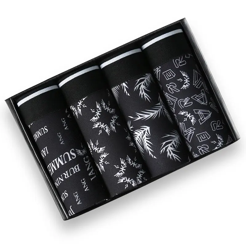 Combo 4 Quần sịp đùi Boxer nam Quảng Châu loại 1 nhà Vũ Gia Quần Boxer Thun