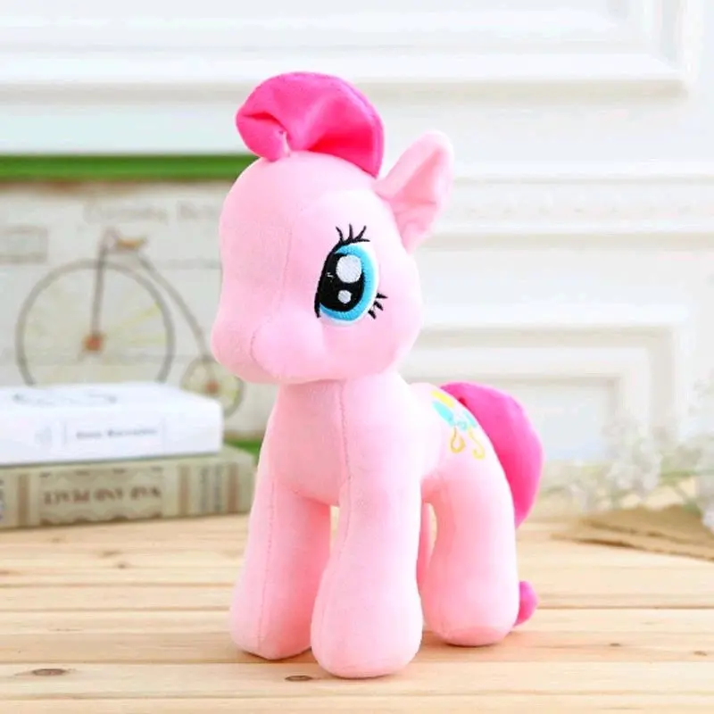 Boneka Little Pony Lembut Kualitas IMPORT Mainan Boneka Figur Poni Anak Soft Plush Toys Gantungan Boneka Kuda Pony Lucu Kids Gift Dolls 3