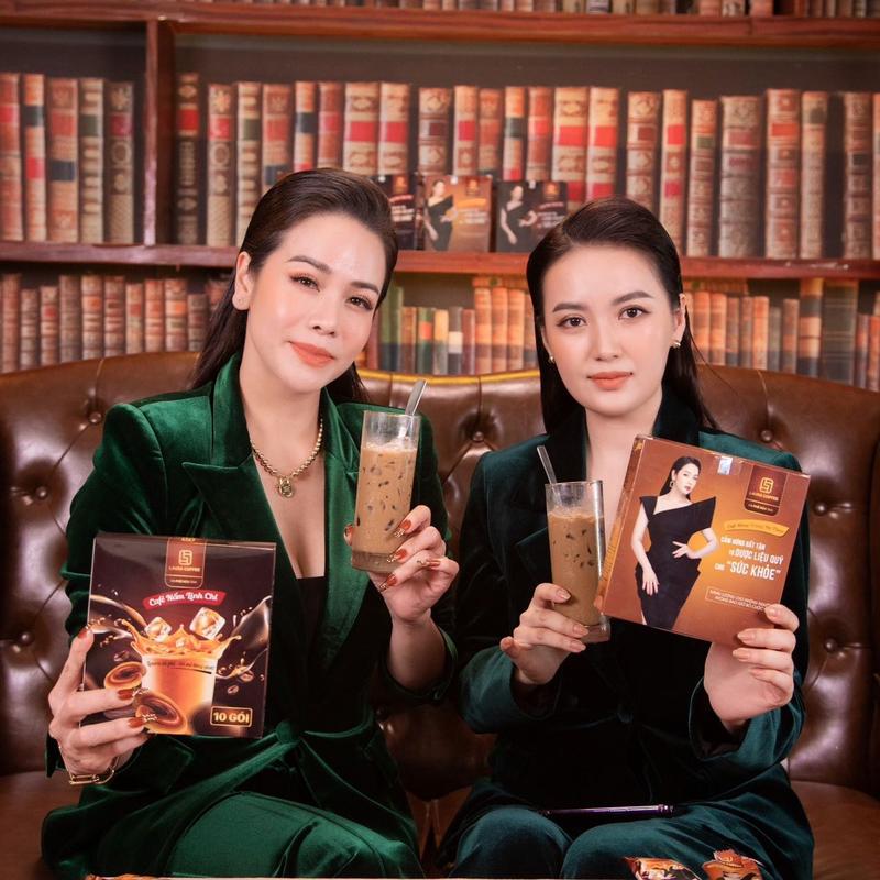  Combo 2 Hộp Cafe 2 Vị Đông Trùng Hạ Thảo + Nấm Linh Chi Laura Coffee Nhật Kim Anh Cà Phê Hộp 10 gói 