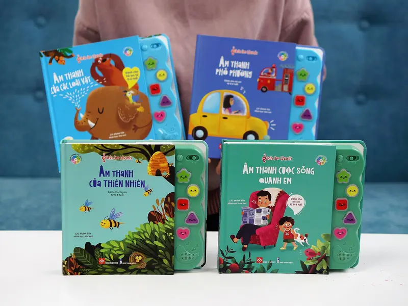 Sách Âm Thanh và Tương Tác Lật Mở Dành Cho Trẻ Từ 0 - 6 Tuổi (Nhiều Chủ Đề) - Đinh Tị Books 1