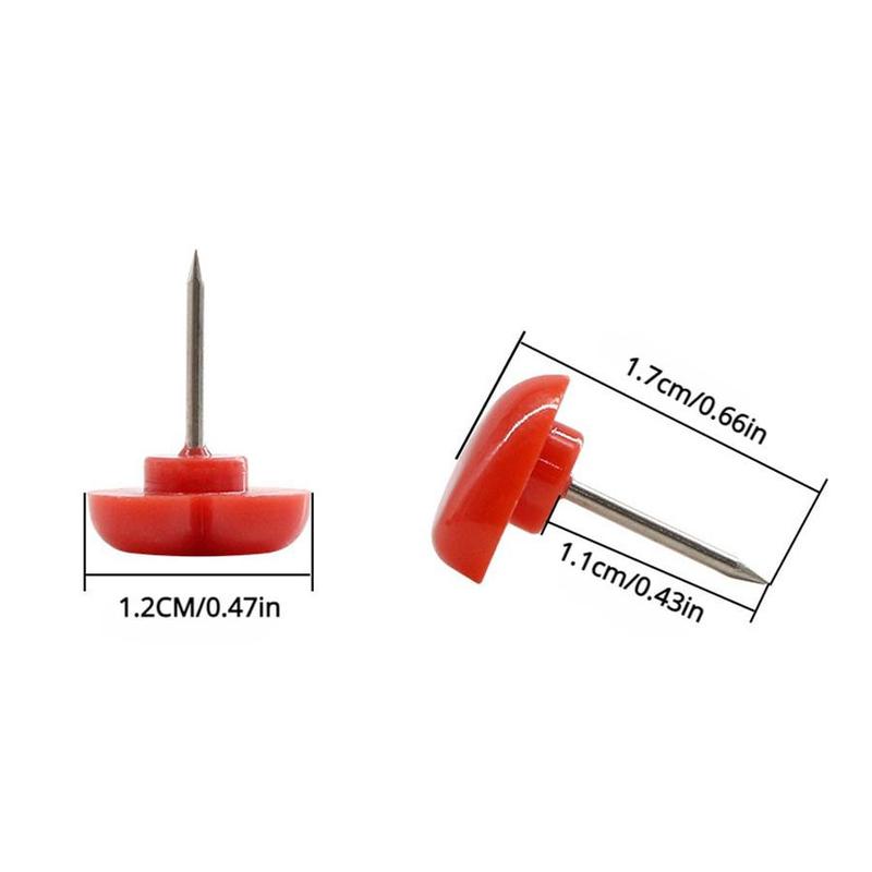 Heart Shaped Photo Push Pins, 20pcs Cute Creative Colorful Photo Fixing Pins, Diy Photo Display Tool for Home School Office 1