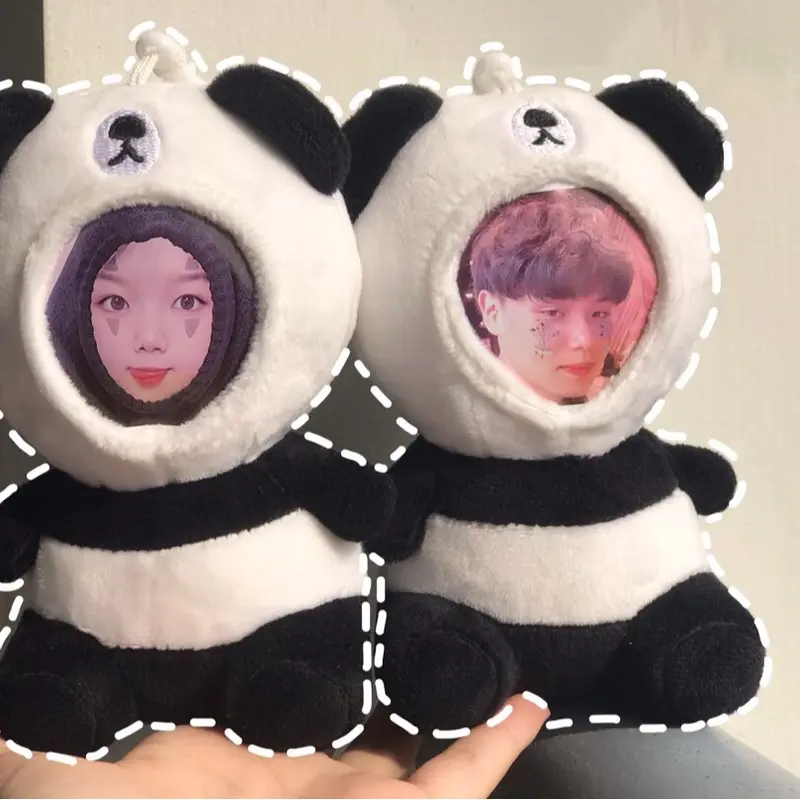 Móc khóa gấu bông in ảnh (không nhận in ảnh) 1