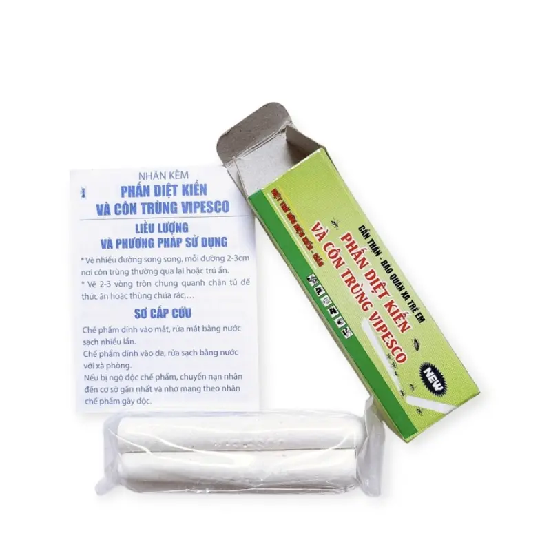 Phấn Viên Diệt Kiến, Gián, Côn Trùng Vipesco (Hộp 2 Viên) Nhang 1