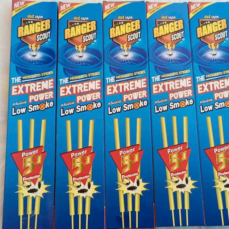 Set 10 hộp nhang muỗi cây Ranger Thái Lan mẫu mới hiệu quả nhân 5 hộp 30 cây
