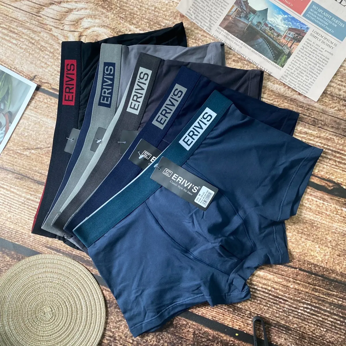 [MUA 2 COMBO GIẢM 10%] Combo 3 Quần sịp Boxer nam vải Cotton cao cấp, quần lót nam Boxer co dãn 4 chiều, thấm hút mồ hôi, kháng khuẩn tốt (MSP 225) Menswear Quần Boxer quầnlót