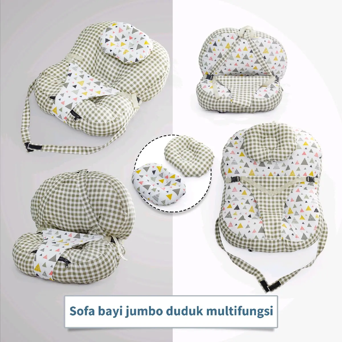 sopa jumbo bayi multyfungsi 3 in 1 Bayi Kasur Katun