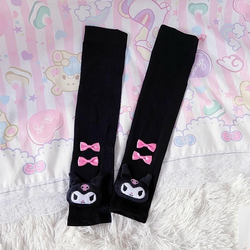 Product Introduction of Tay Áo Băng Sanrio, Dễ Thương, Dành Cho Nữ, Kuromi, My Melody, Hello Kitty, Tay Áo Bảo Vệ Cánh Tay Chống Nắng, Mùa Hè, Dài Không Ngón, Dụng Cụ Giữ Ấm Cánh Tay, Phụ Kiện Quần Áo Sport Chạy Xe Đạp 18