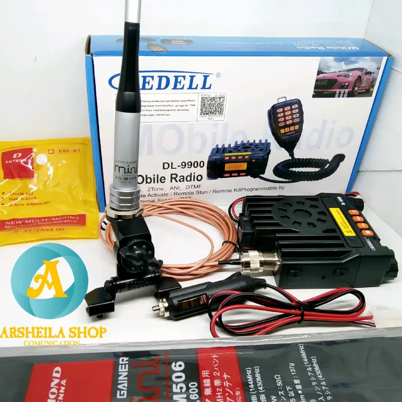 Paket Radio Rig dual band RedeL 9900 Lengkap tinggal pasang Original 1