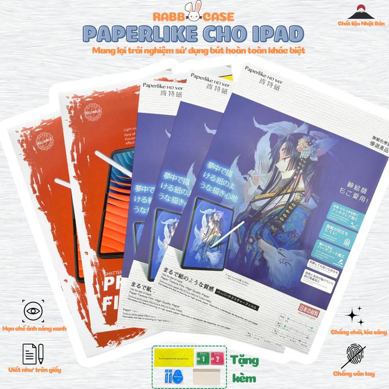Miếng dán màn hình iPad Paperlike mang lại cảm giác viết và vẽ như trên giấy - Made in JAPAN - Chống vân tay Phụ Kiện iPad
