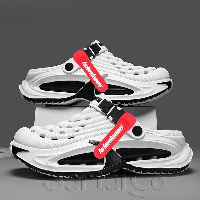 For Love&Lemons   Sandal Casual Pria Wanita - Desain Lubang Udara & Karet Anti Slip 🔥 Harga Promo Hari Ini! Cocok untuk Liburan, Jalan-jalan, Atau Sehari-hari ✨ Cek di Link Bio! #SandalMurah #OOTDIndonesia #Tren2026