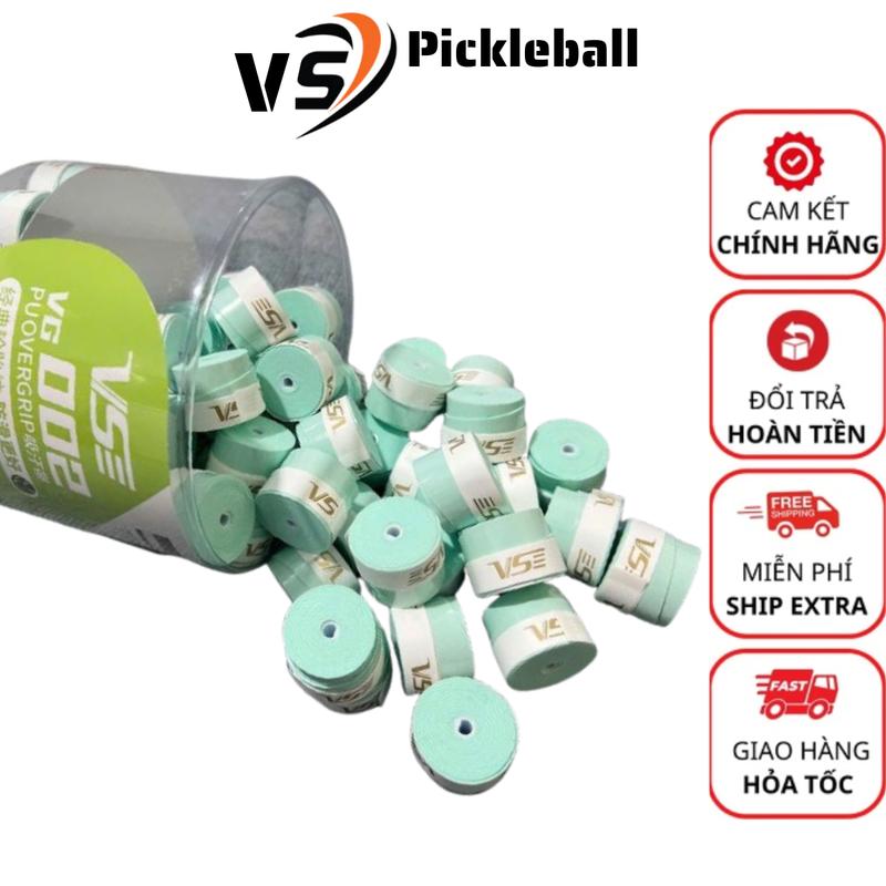 COMBO cuốn cán VS có vân cá Quấn Cán Cầu Lông Siêu Đẹp Dây Quấn Cán Vợt Cầu Lông Tennis Pickleball Loại Thoáng Khí Bề Mặt Êm Tay Chống Trơn Trượt Sport Cacbon