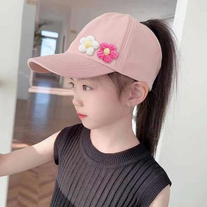 Product Introduction of Mũ Trẻ Em, Có Thể Buộc Tóc Đuôi Ngựa Cao, Mũ Chống Nắng Cho Bé Gái, Mũ Lưỡi Trai, Mũ Lưỡi Trai, Thích Hợp Cho Mùa Hè, Mũ Chống Nắng Nữ, Mũ Chống Nắng Kho Báu 1