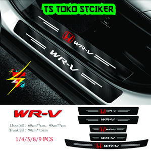 stciker karbon pelindung pijakan kaki mobil honda wrv stciker sill anti gores  wrv Car