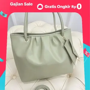 OMOLUXE Tas Wanita Korean Tote Omo Grace Korean Bag Set Pouch Kulit Wanita Cewek – LIVE Promo Stylish