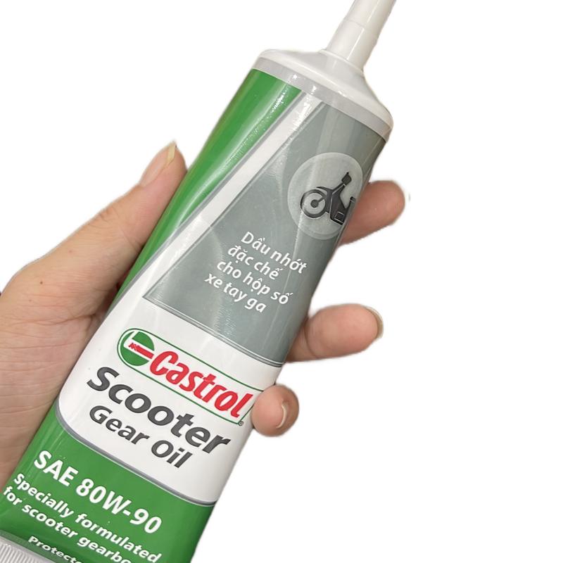 Dầu hộp số nhớt láp Castrol dành cho xe tay ga giúp bảo vệ bánh răng và động cơ