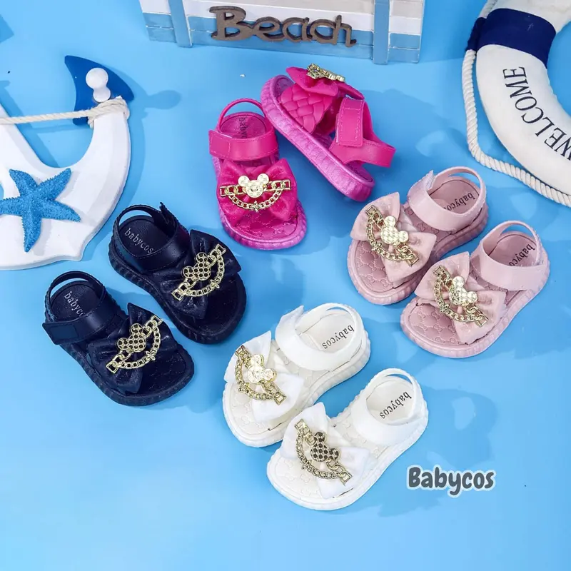 PROMO 7.7 Babycos WILONA Sandal Anak Perempuan Model Korea 18-23 Usia 6 Bulan-2 Tahun Bahan Karet Lentur Anti Air Viral Kekinian Terbaru 2023 Lentur Nyaman Kado Ulang Tahun Ringan 19 20 21 22 Belajar Jalan Bayi Balita 0