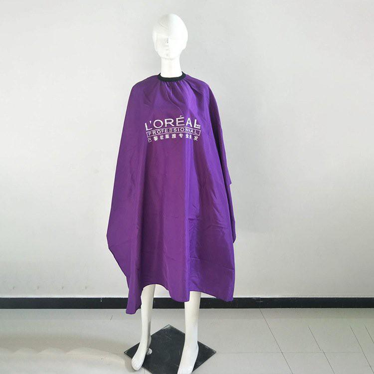 Áo choàng cắt tóc đủ màu LORE, khăn choàng cắt tóc cho nam nữ dài 1,4m 2