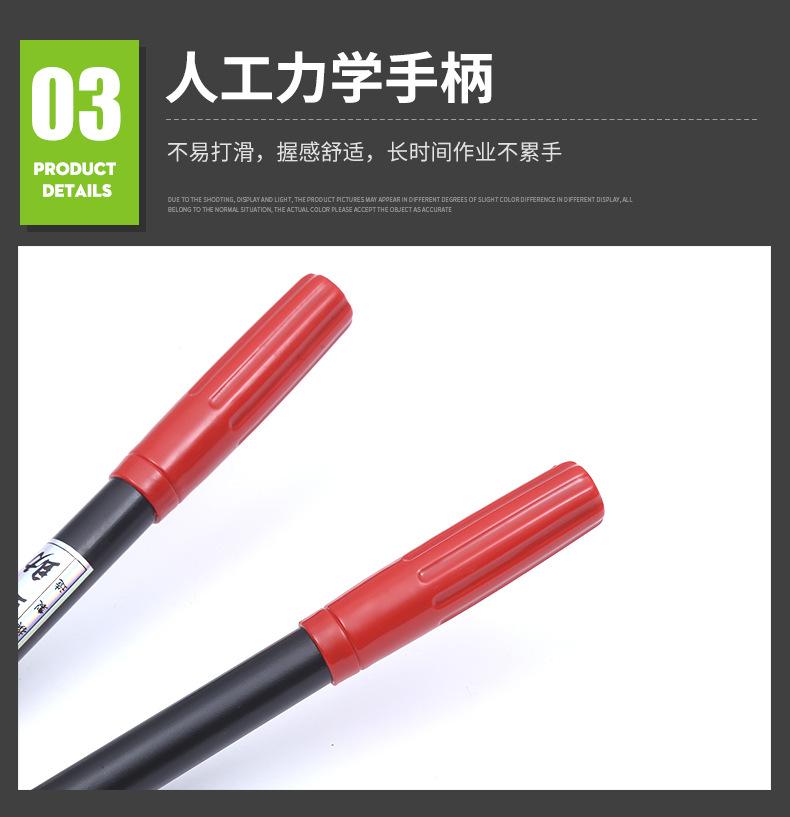 Product Introduction of Dezhizhu Green Bamboo Scissors Iron Handle Lawn Shears Manganese Steel Pruning Shear Hedge Shears Gardening Holly Scissors Tea Scissors Pruning Tool 17