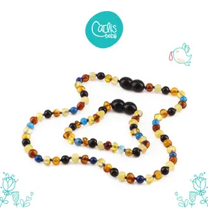 AGL34 Kalung dan Gelang Amber Bayi Tumbuh Gigi Bayi By Carlis Baby.