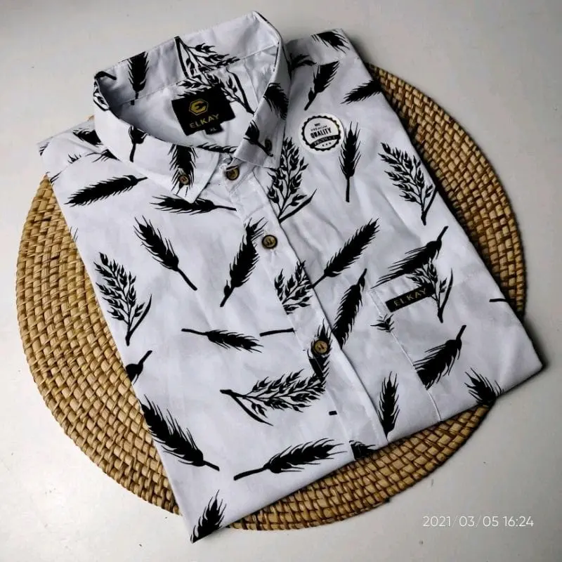 kemeja hawai motif pria lengan pendek print 6