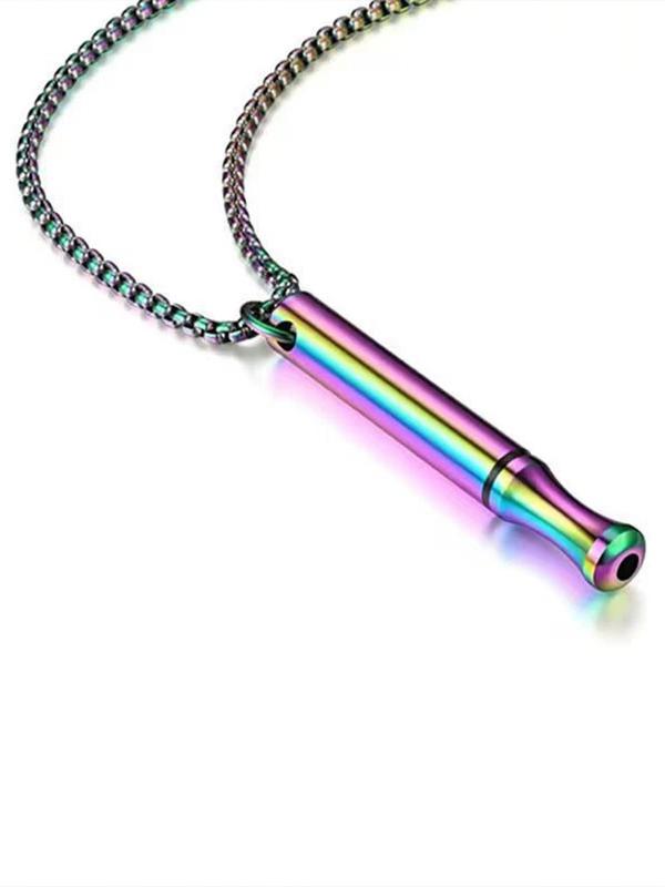 Anxiety Relief Meditation Necklace, Alloy Pendant Necklace, Fashion Jewelry Accessories for Men & Women 6