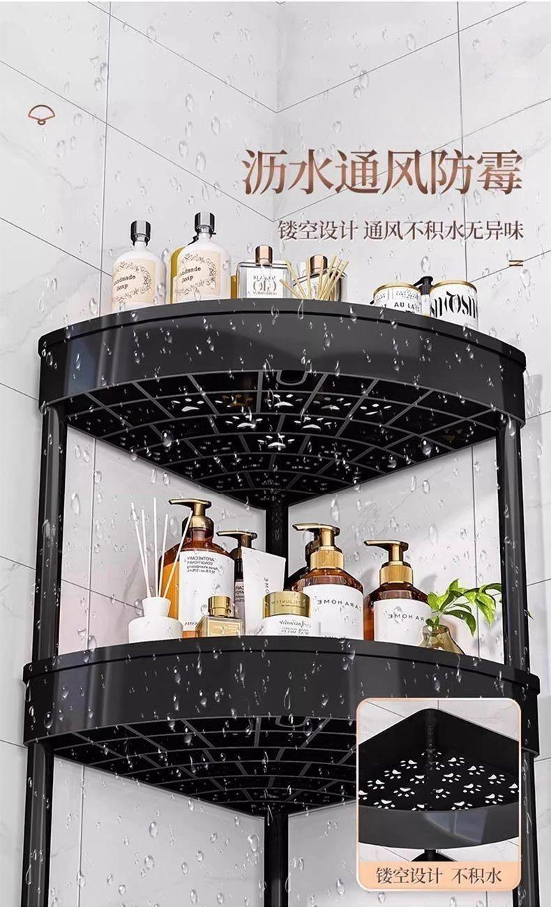 Product Introduction of Giá Để Đồ Phòng Tắm, Góc, Khung Góc Tam Giác, Để Sàn Và Nhà Vệ Sinh, Nhiều Tầng, Thích Hợp Cho Nhà Bếp, Có Khe Hở, Để Đựng Đồ Kitchen 6