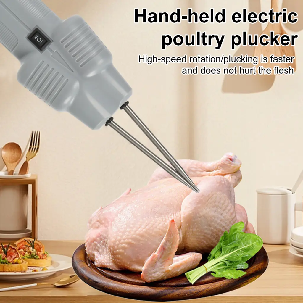Udxizvk Electric Chicken Feather Remover Fast Chicken Plucking Device Portable Electric Chicken Plucker Efficient Poultry Feather Remover for Chickens and Turkeys Rechargeable