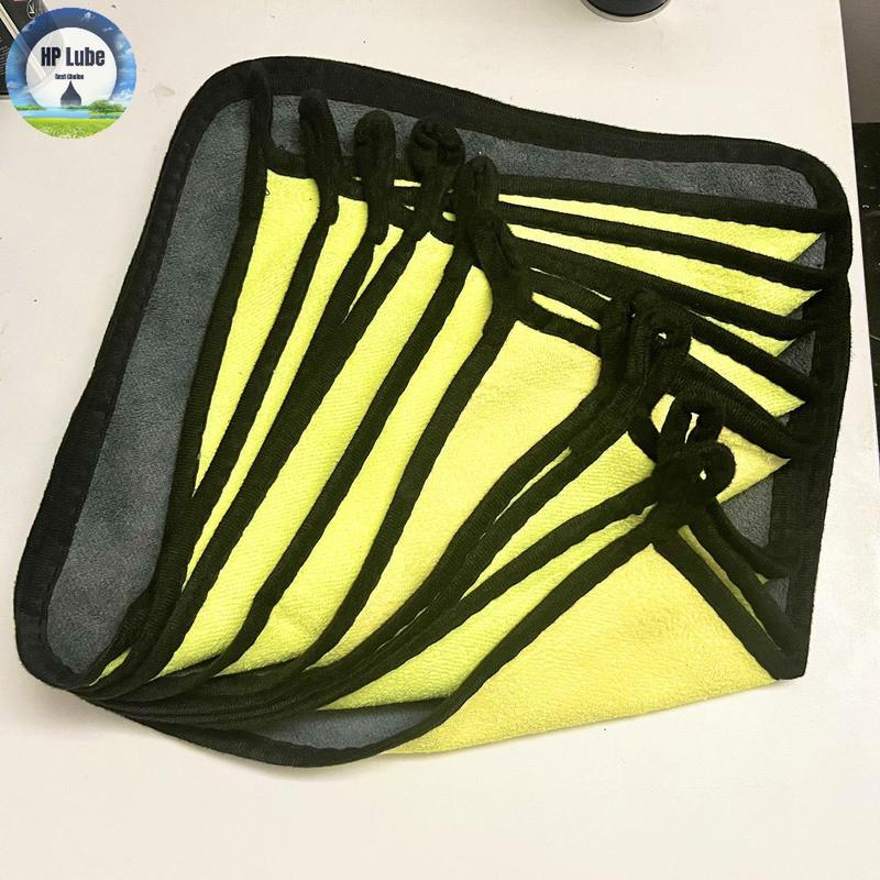 COMBO 10 Khăn Lau Đa Năng 30x30 Dày 2 Mặt Vàng Xám, Thấm Hút Tốt, Lau Rửa Xe, Vệ Sinh Vật Dụng Gia Đình, Nhà Bếp