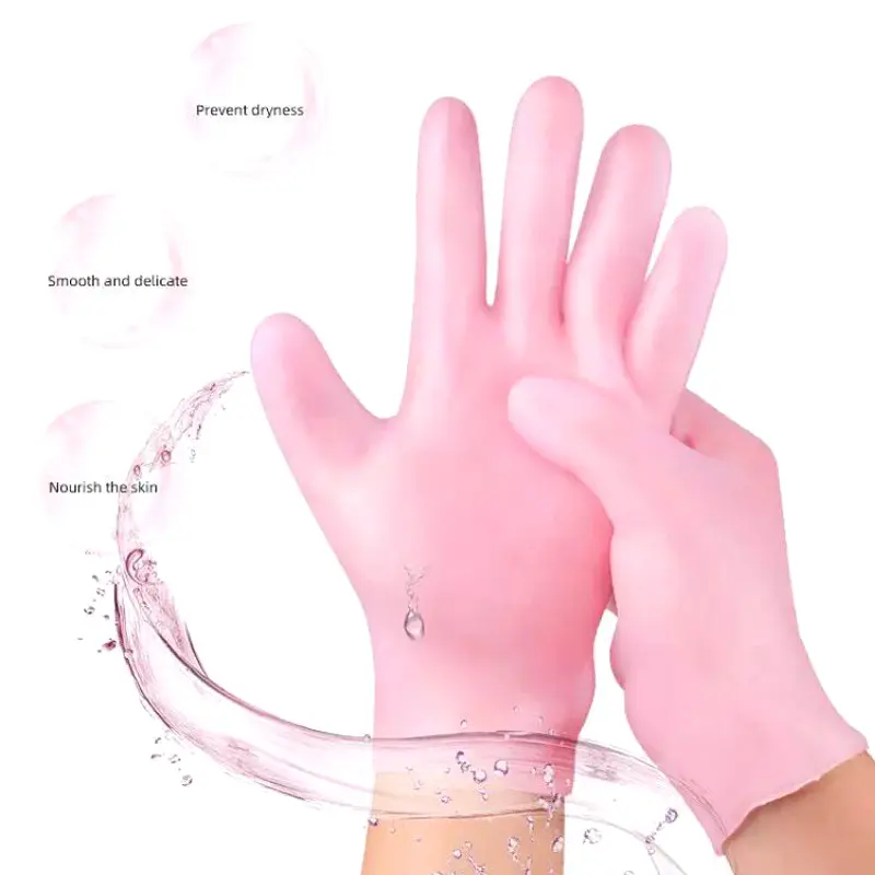 Tất Chăm Sóc Tay Găng Tay, Gel Silicon Dưỡng Ẩm, 1 Đôi, Chăm Sóc Da Tay, Bảo Vệ Tay, Chống Nứt Nẻ, Thích Hợp Cho Spa Và Sử Dụng Tại Nhà 6