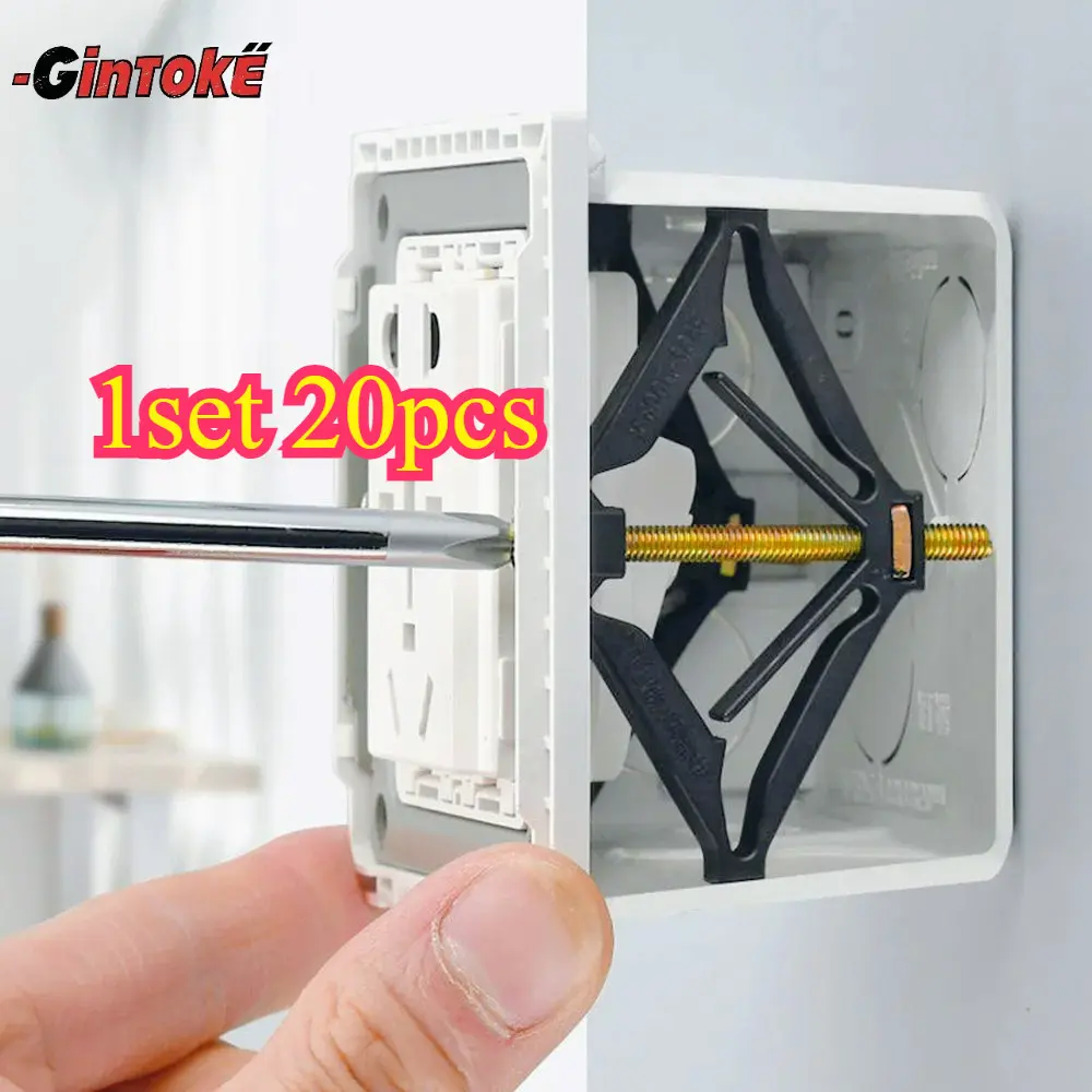 20pcs Wall Installation Box Repair/Soket Perbaikan Inbow Box Stop ...